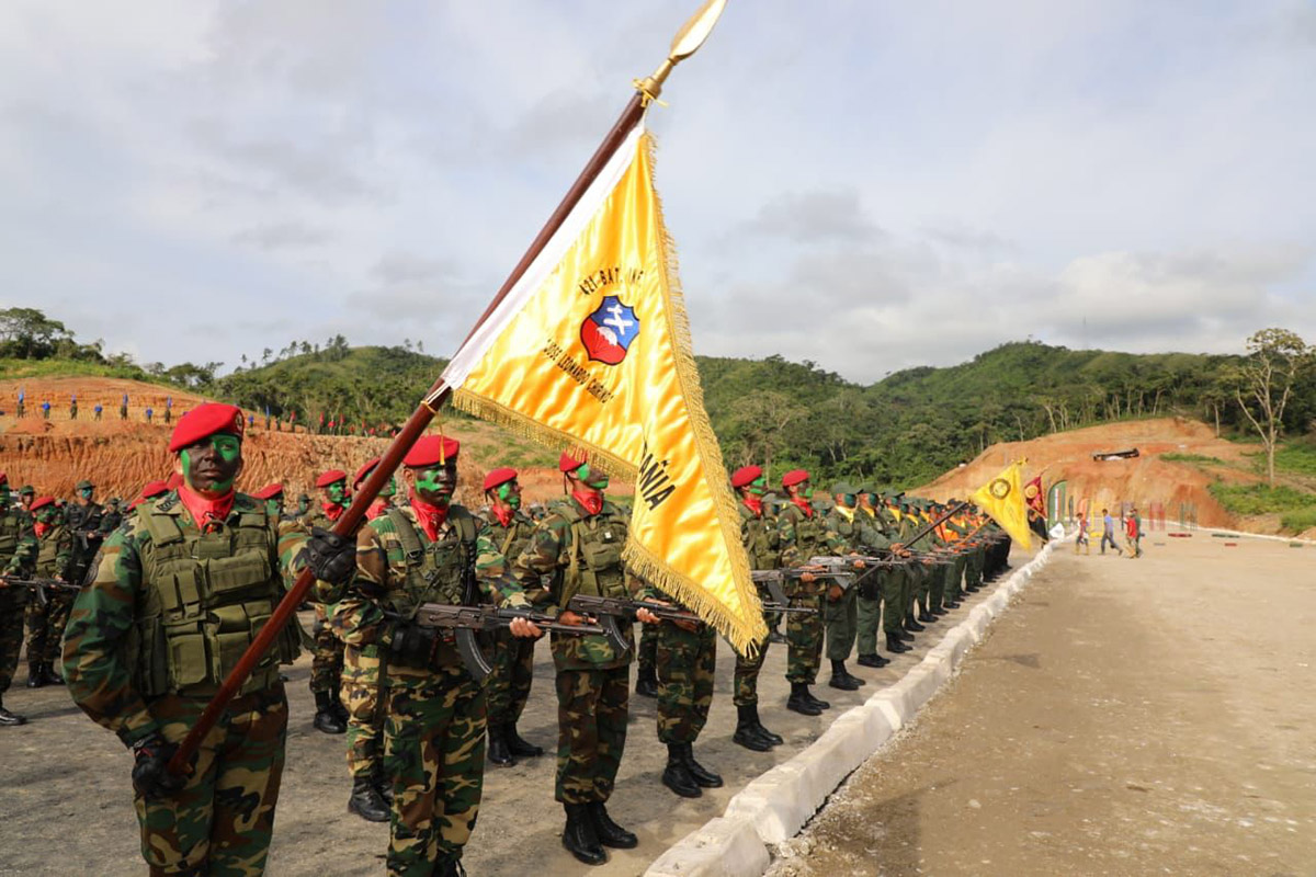 Unidades militares en formación. (Foto: Ministerio del Poder Popular para la Defensa)